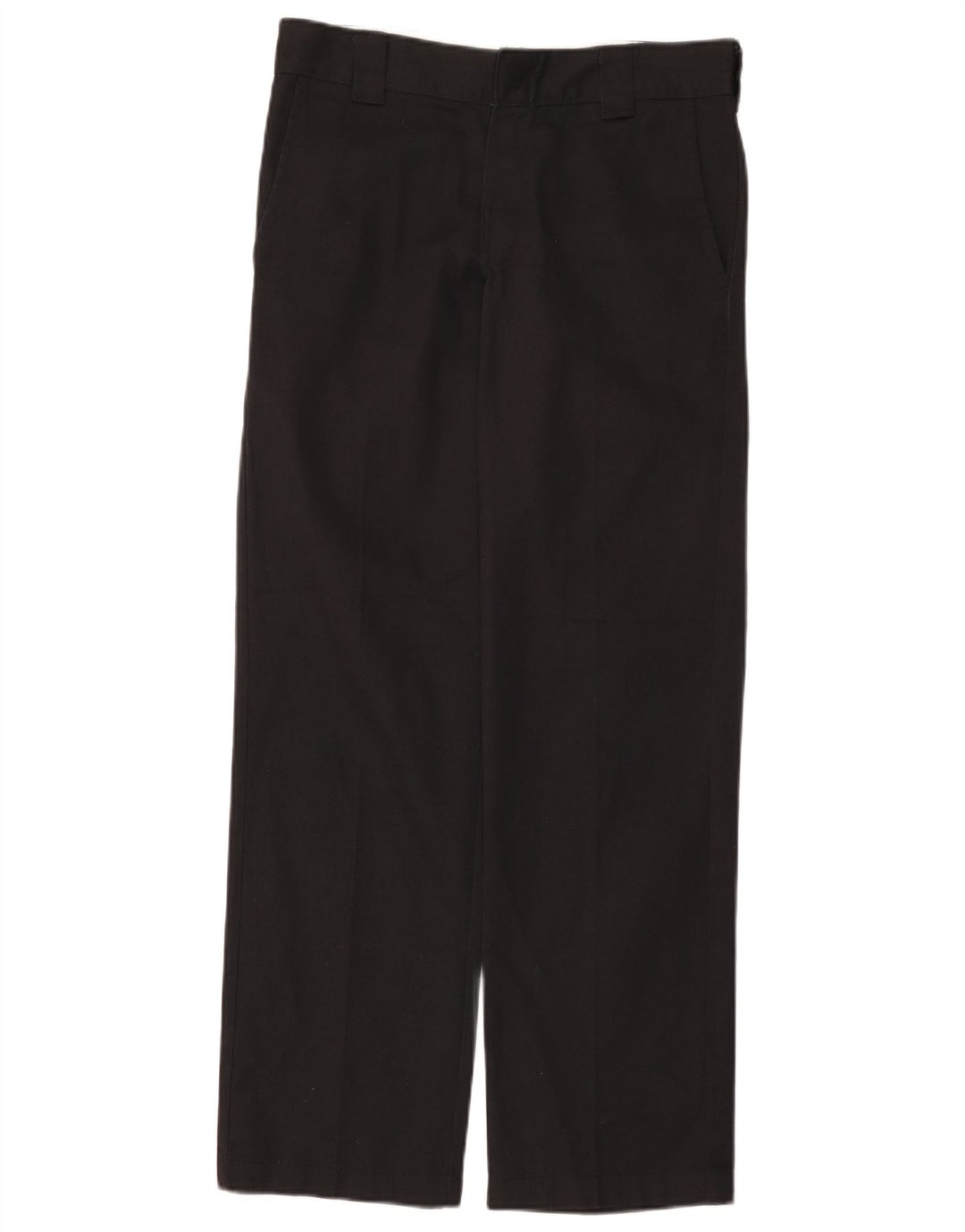 Dickies Mens Slim Straight Chino Trousers W30 L32 Black Polyester