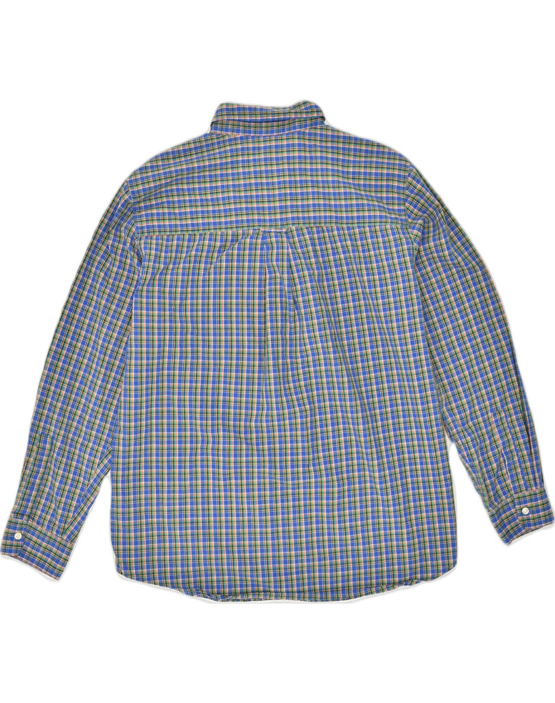 CHAPS Mens Shirt XL Blue Check Cotton | Vintage Chaps | Thrift | Second-Hand Chaps | Used Clothing | Messina Hembry 