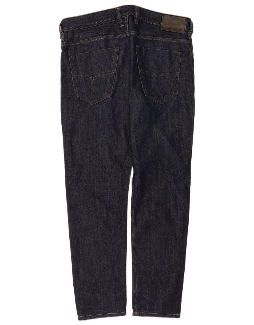 Diesel Mens Koolter Regular Slim Tapered Jeans 32 L30 Navy Blue Cotton