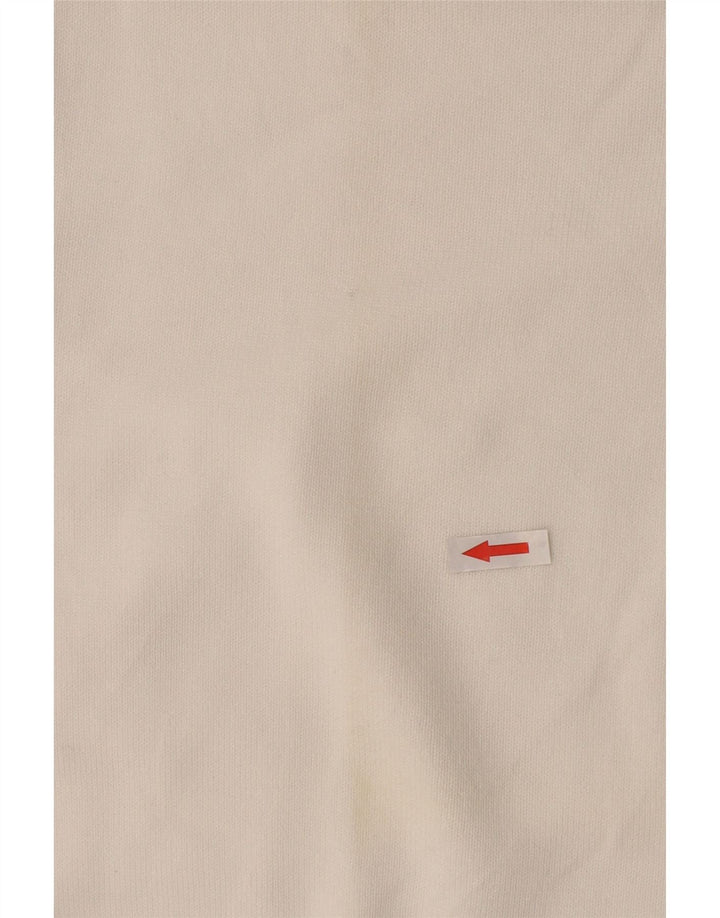 Slam Mens V-Neck Jumper Sweater 3XL White Cotton