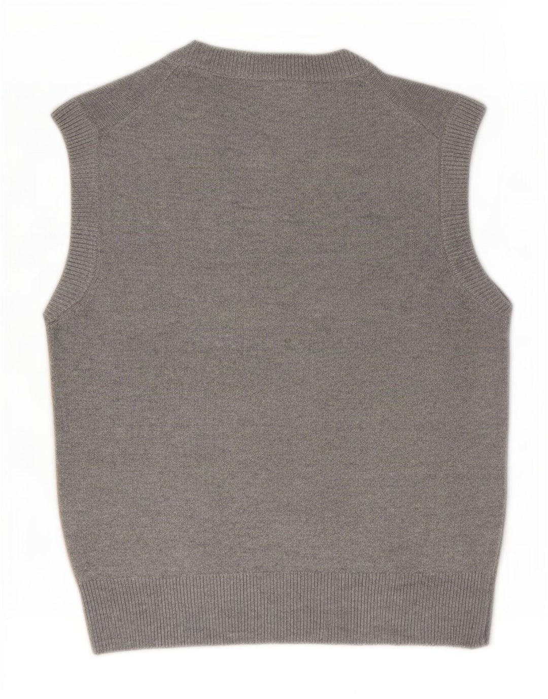 Marks & Spencer Womens Vest Tank Top UK 10 Small Grey Polyester