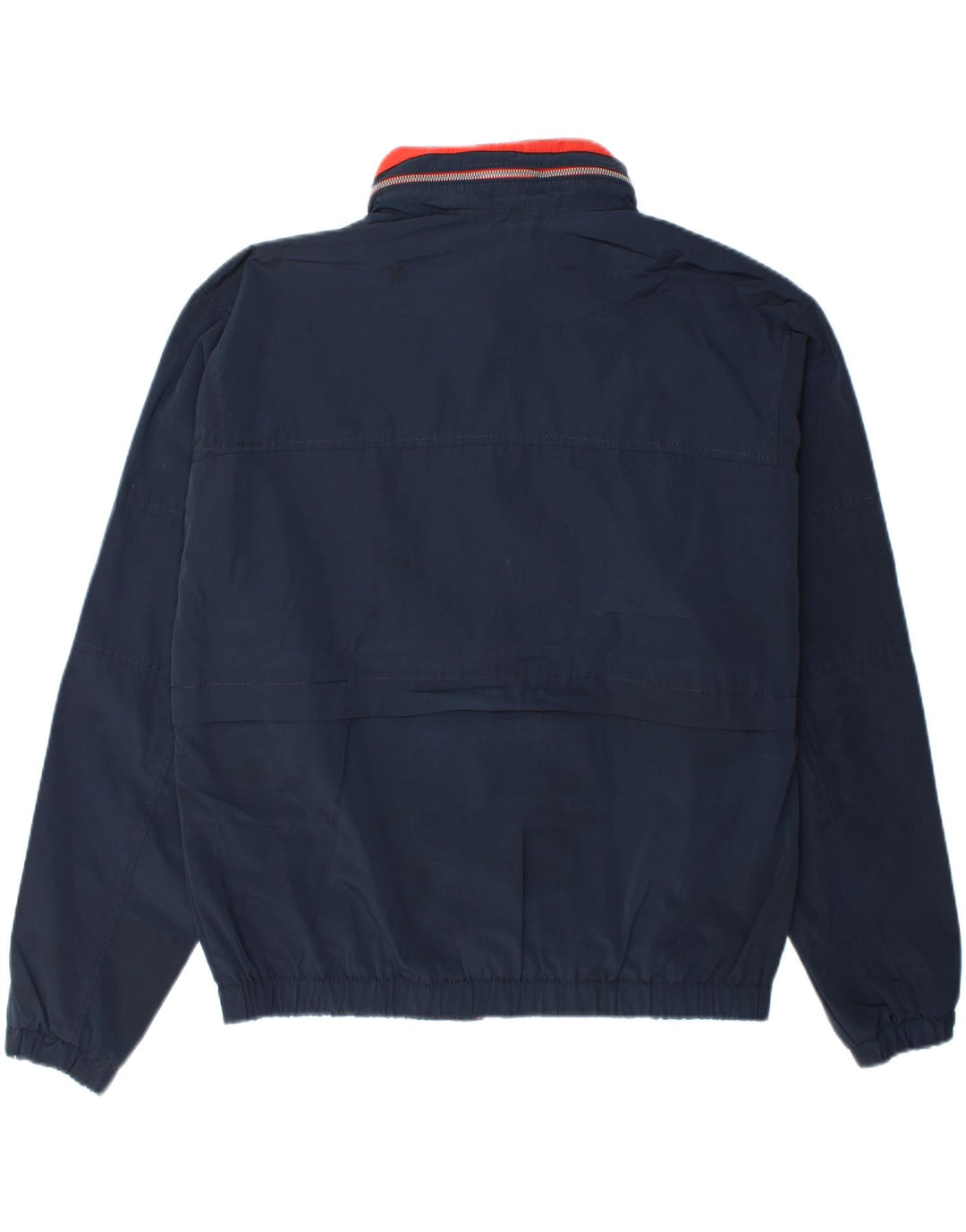 ZARA Mens Hooded Rain Jacket UK 42 XL Navy Blue Polyester Vintage Zara and Second-Hand Zara from Messina Hembry 