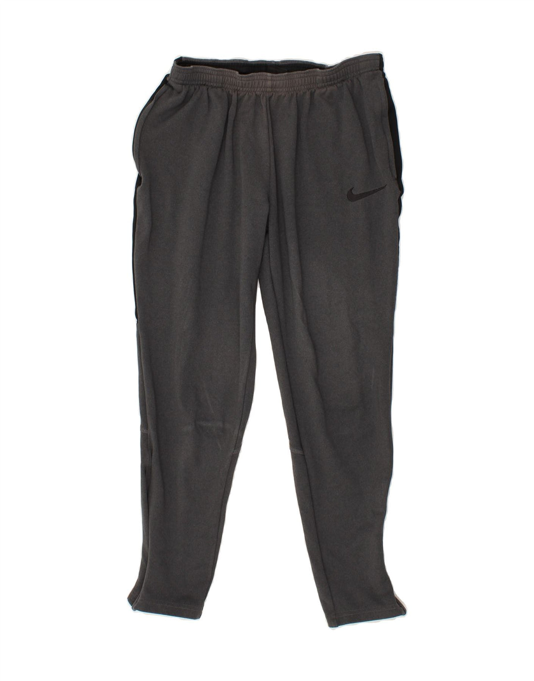 NIKE Mens Dri Fit Tracksuit Trousers Small Grey Polyester Vintage Nike and Second-Hand Nike from Messina Hembry 