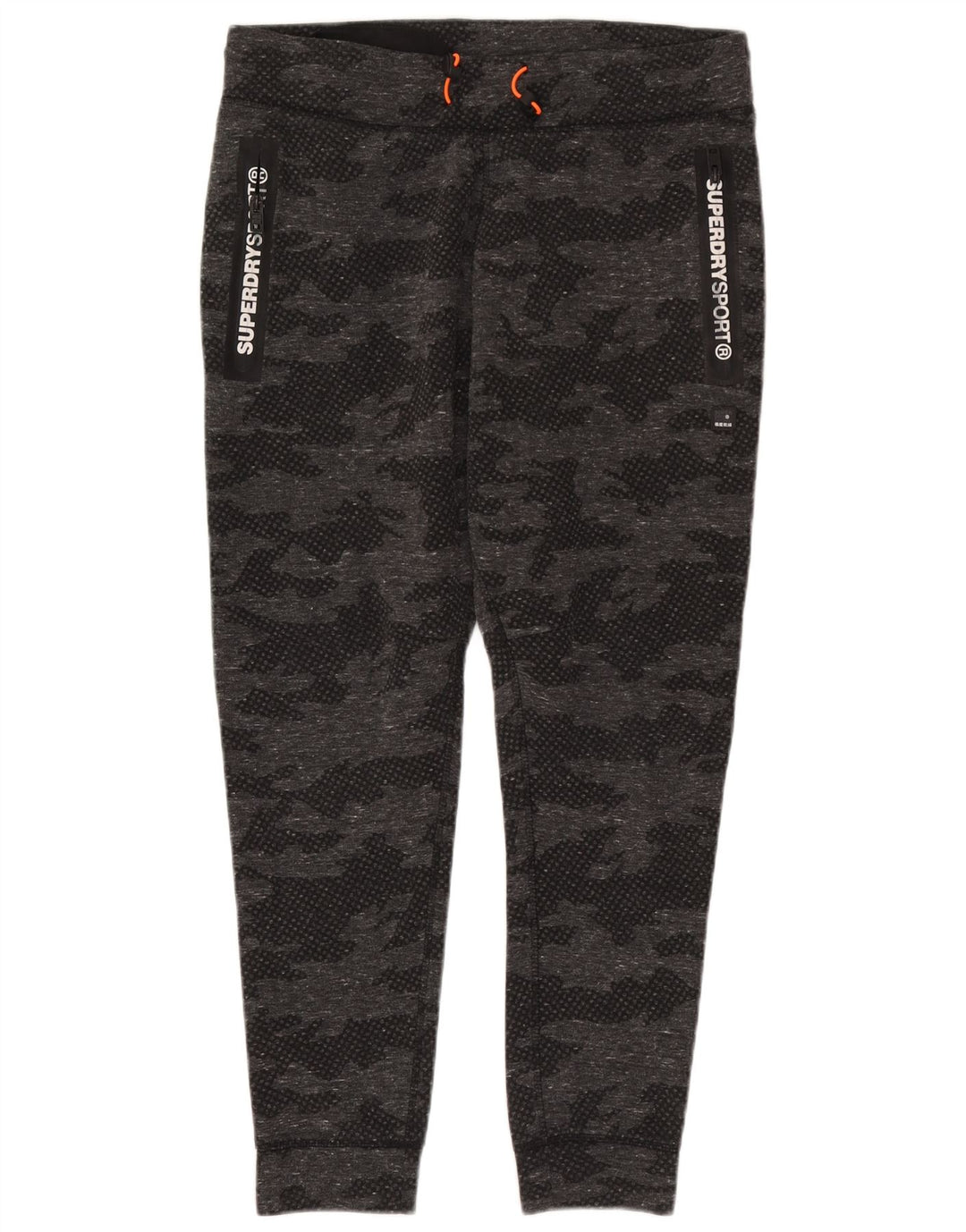 Superdry Womens Graphic Full Tracksuit UK 18 XL  Grey Camouflage Polyester