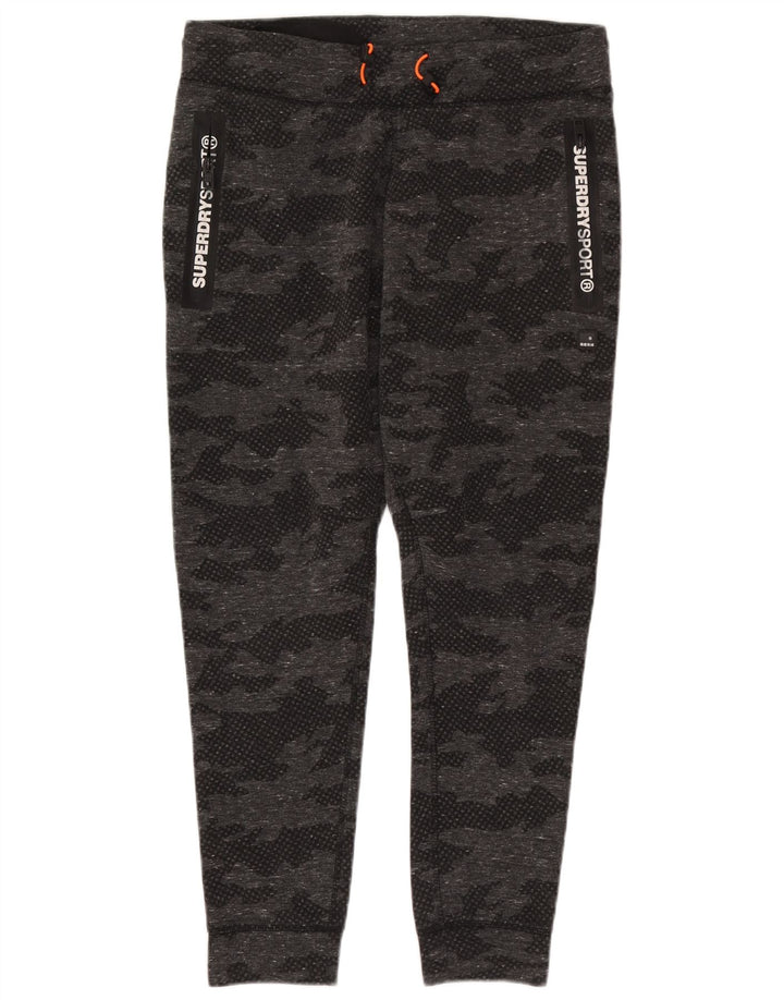 Superdry Womens Graphic Full Tracksuit UK 18 XL  Grey Camouflage Polyester