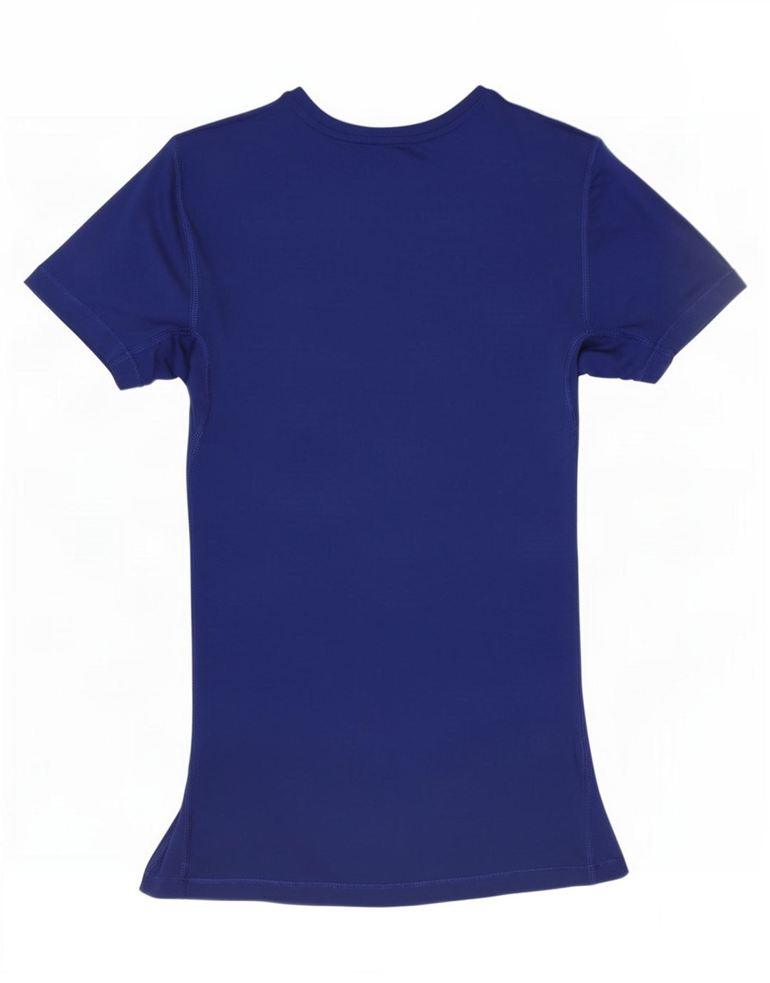 Nike Womens Dri Fit T-Shirt Top UK 10 Small Navy Blue Polyester