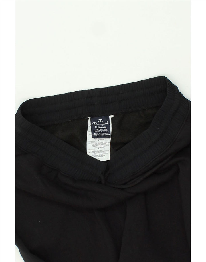 CHAMPION Mens Tracksuit Trousers Medium Black Cotton Vintage Champion and Second-Hand Champion from Messina Hembry 