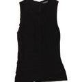 RALPH LAUREN Womens Sleeveless Tunic Top UK 12 Medium Black Viscose Vintage Ralph Lauren and Second-Hand Ralph Lauren from Messina Hembry 