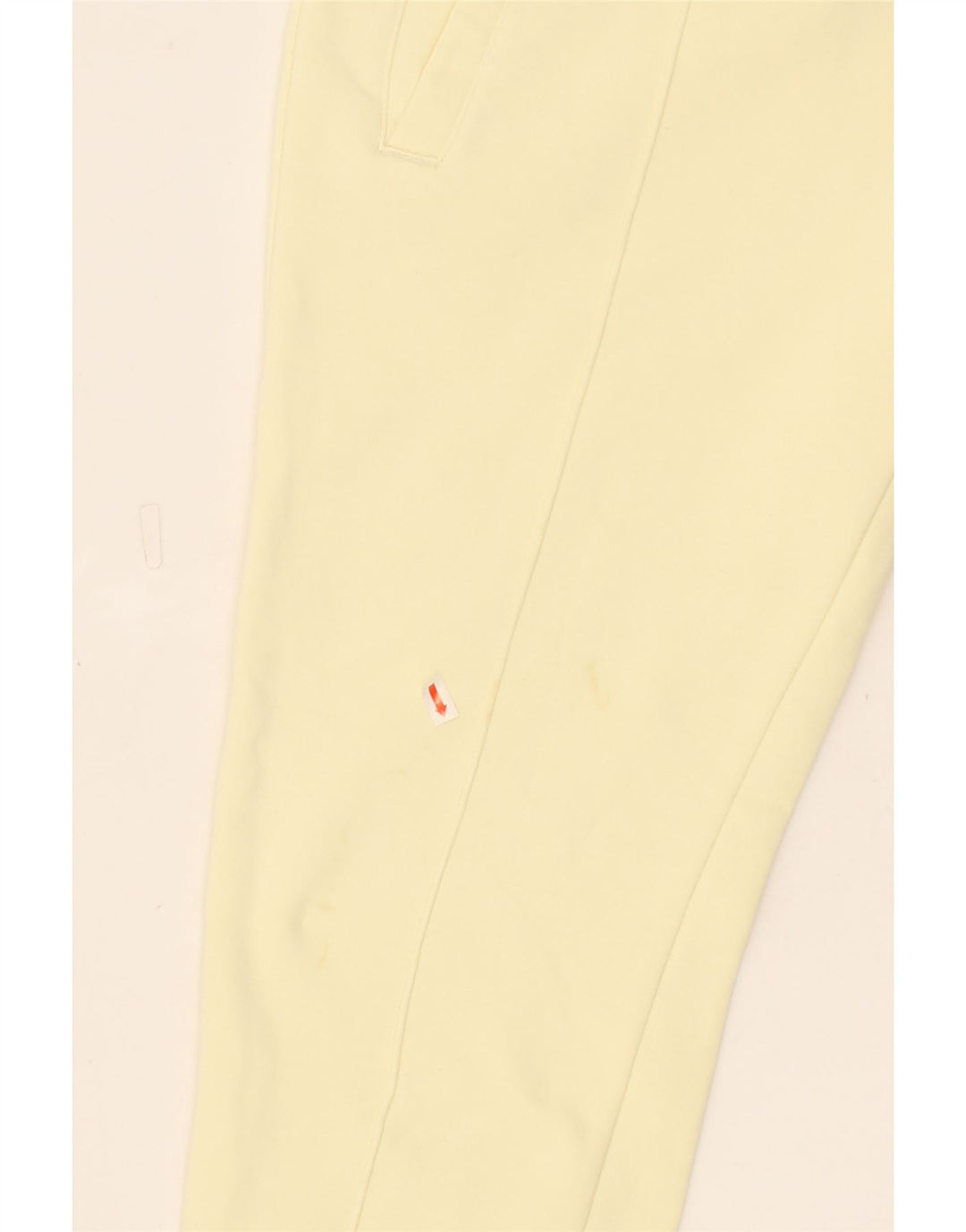 NIKE Womens Tracksuit Trousers UK 10 Small Yellow Cotton Vintage Nike and Second-Hand Nike from Messina Hembry 