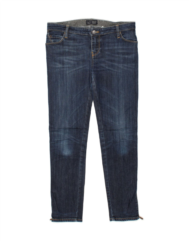 ARMANI Womens Slim Jeans W25 L26 Blue Vintage Armani and Second-Hand Armani from Messina Hembry 