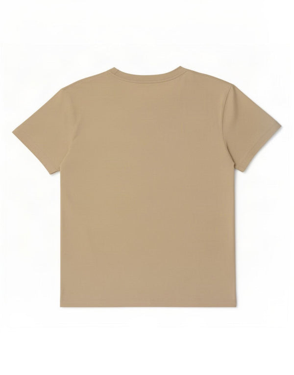 Calvin Klein Jeans Mens Graphic T-Shirt Top 2XL Beige Colourblock Cotton