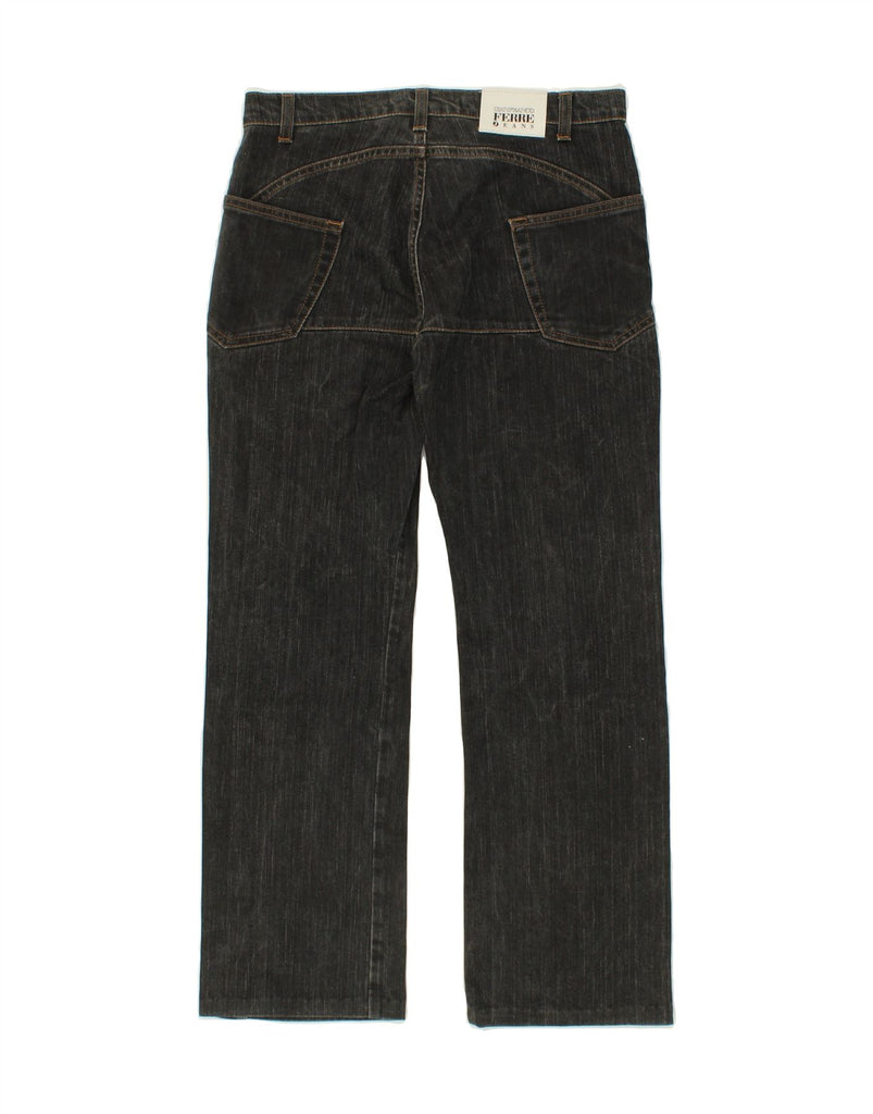 GIANFRANCO FERRE Womens Ittierre Straight Jeans IT 40 Small W30 L27  Grey Vintage Gianfranco Ferre and Second-Hand Gianfranco Ferre from Messina Hembry 