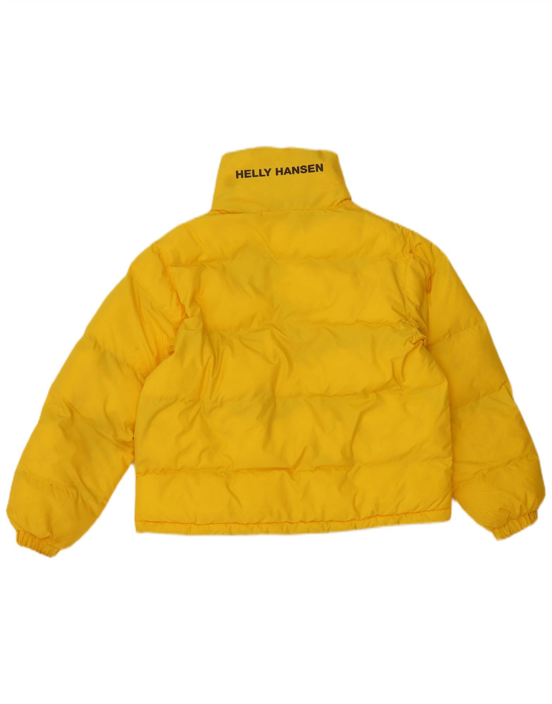 Helly Hansen Womens Reversible Oversized Padded Jacket UK 10 Small Yellow