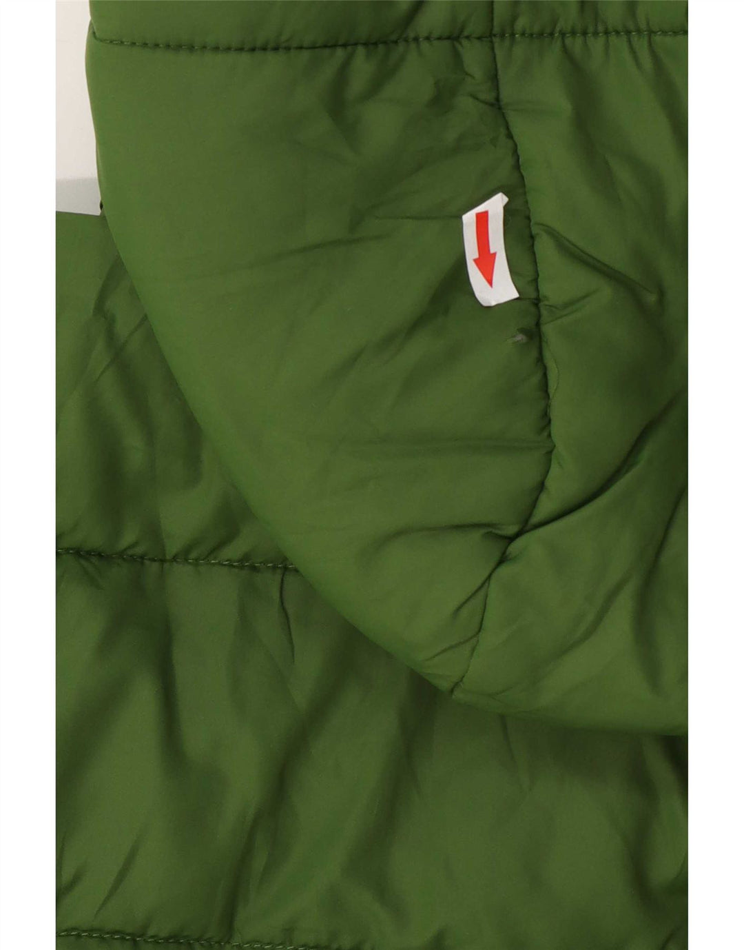 White Stuff Girls Hooded Padded Coat 9-10 Years Green Polyester