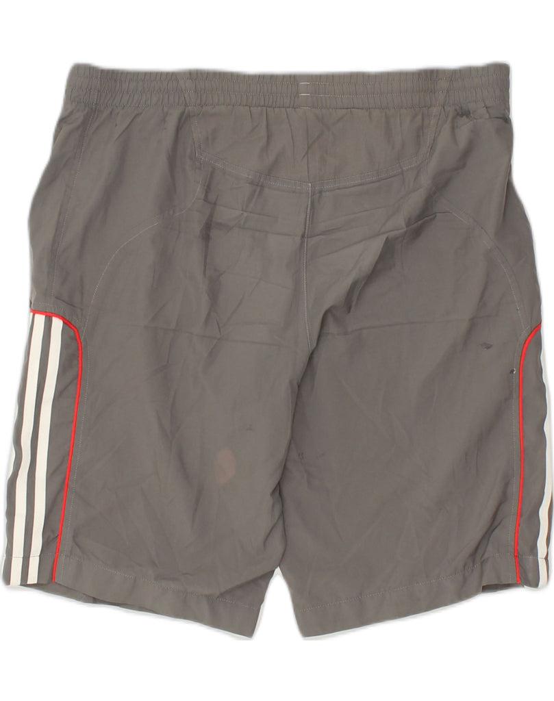 ADIDAS Mens Sport Shorts W30 Medium Grey Polyester | Vintage Adidas | Thrift | Second-Hand Adidas | Used Clothing | Messina Hembry 