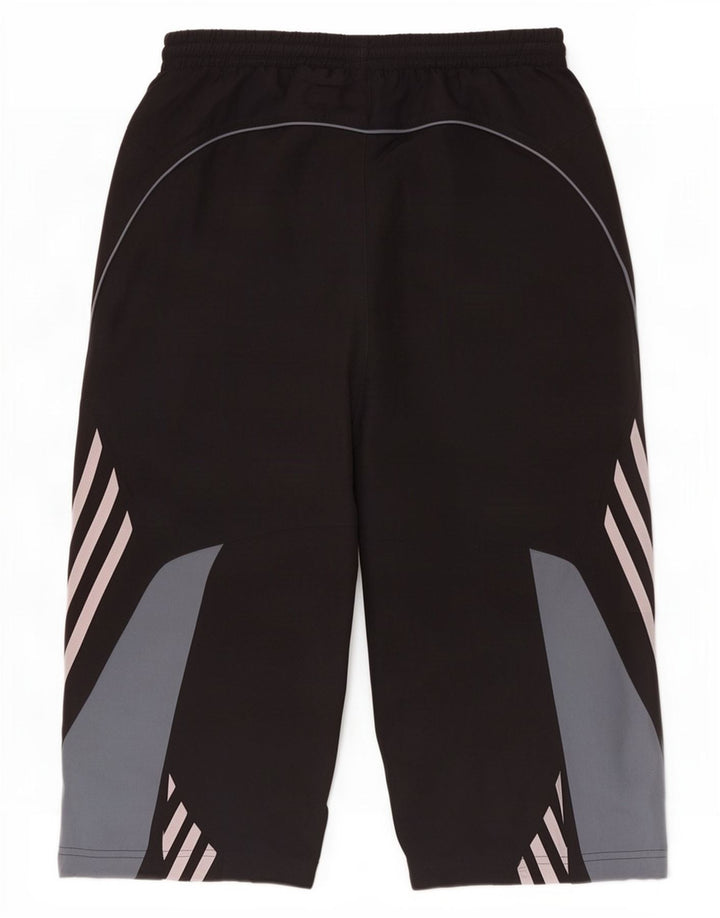Adidas Mens Bermuda Sport Shorts Small Black Colourblock Polyester