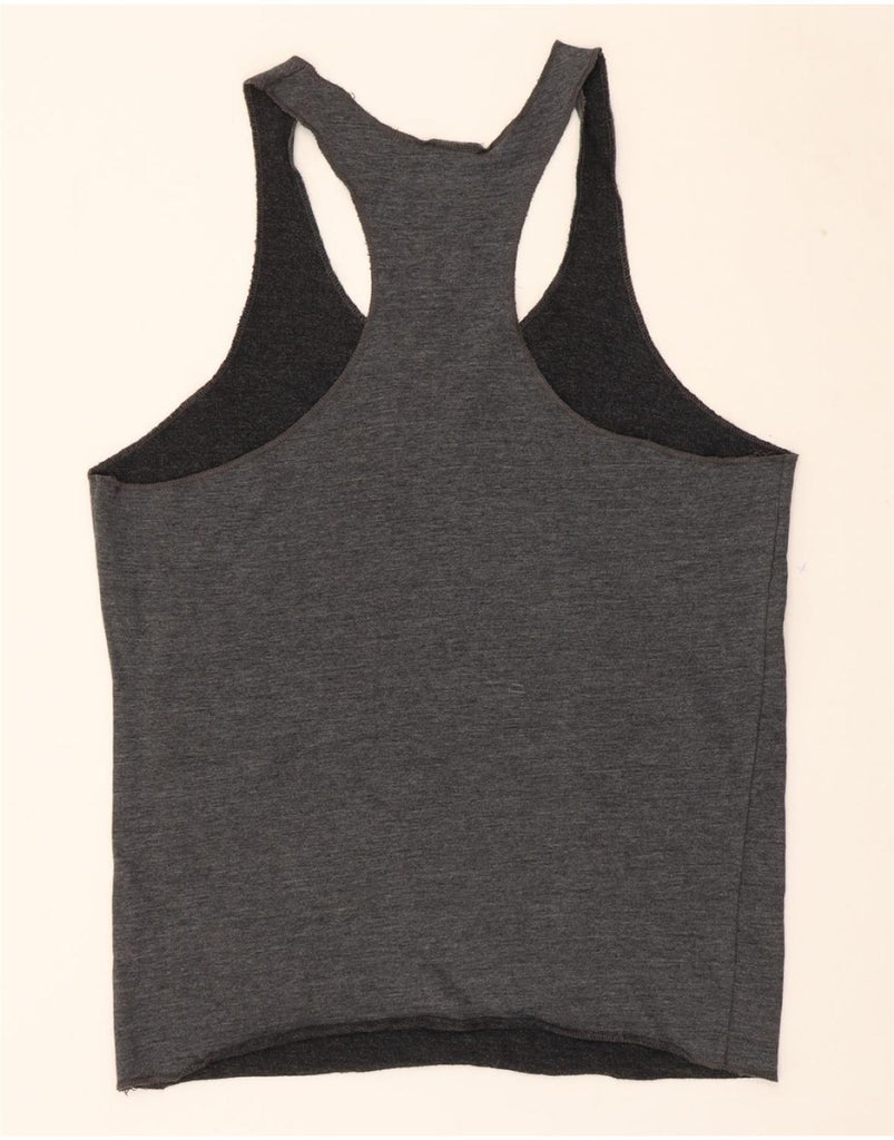 CHAMPION Womens Graphic Vest Top UK 20 2XL Grey Cotton Vintage Champion and Second-Hand Champion from Messina Hembry 
