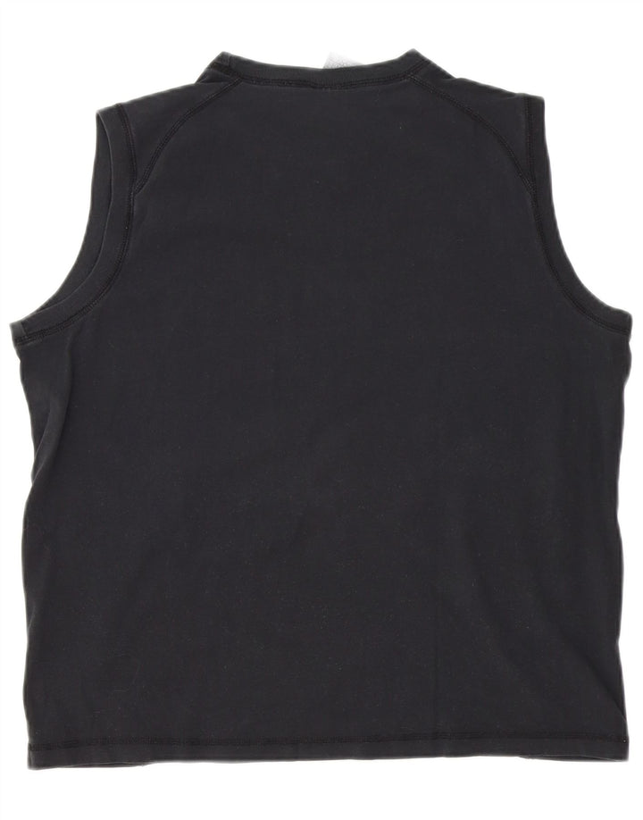Nike Mens Vest Top UK 42/44 Large Black Cotton