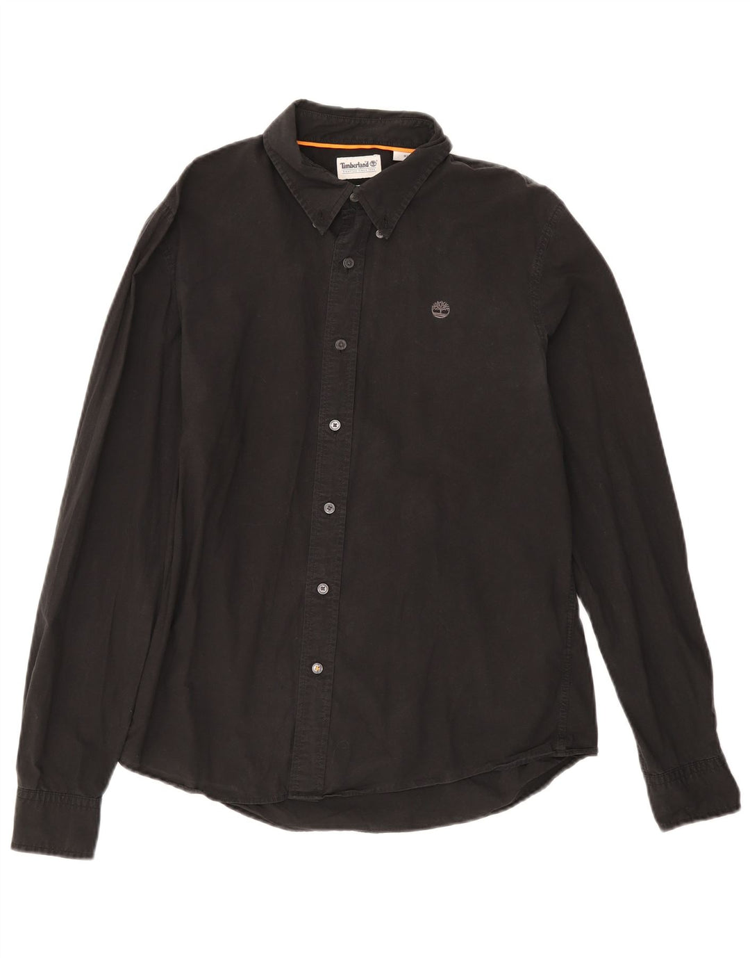 Timberland Mens Slim Fit Shirt Medium Black Cotton