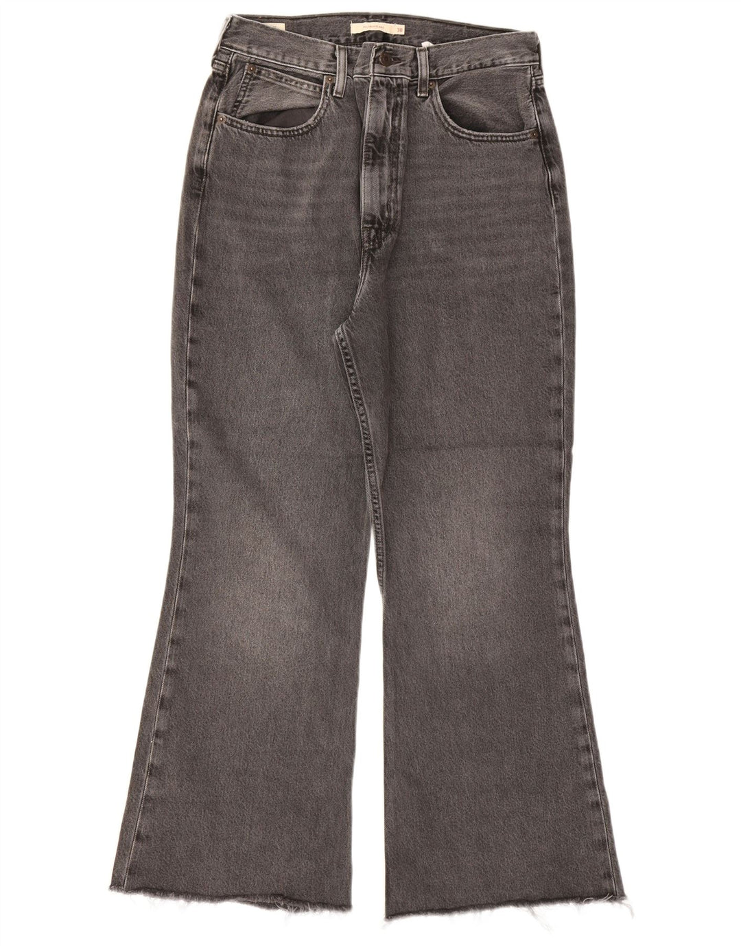 Levi's Womens High Rise Flared Jeans  W30 L26 Grey Cotton