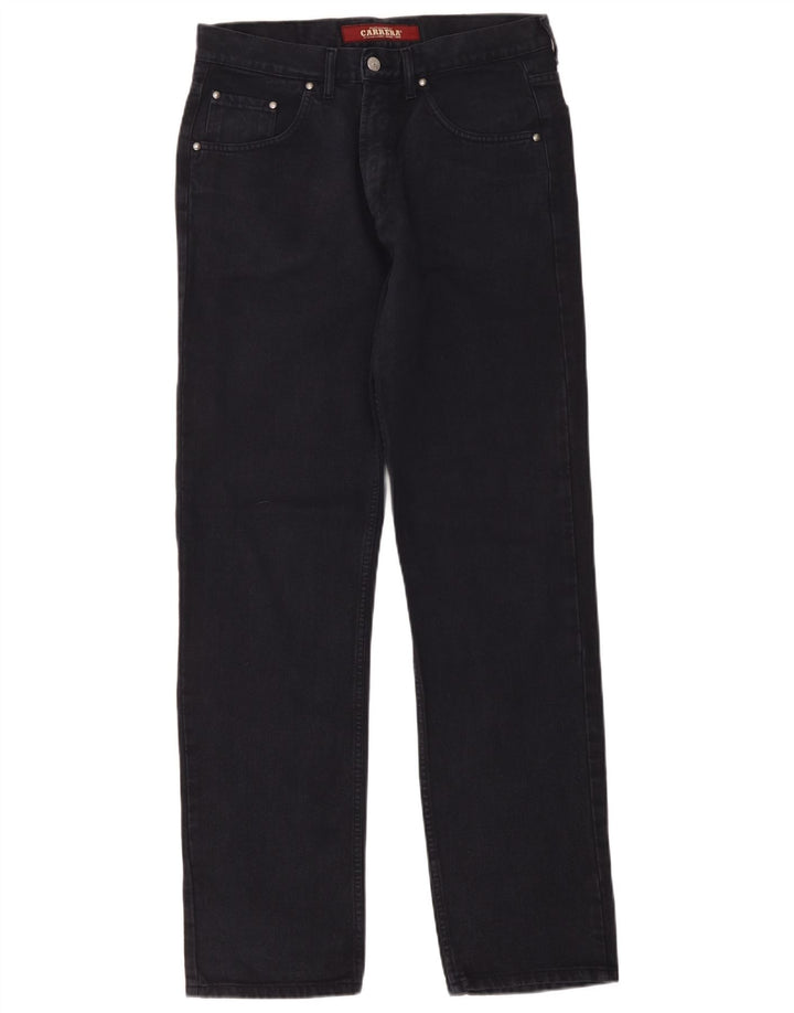 Carrera Mens Straight Jeans W33 L33 Navy Blue Cotton