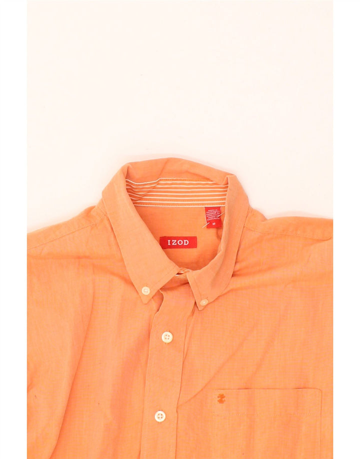 IZOD Mens Shirt Medium Orange Vintage Izod and Second-Hand Izod from Messina Hembry 