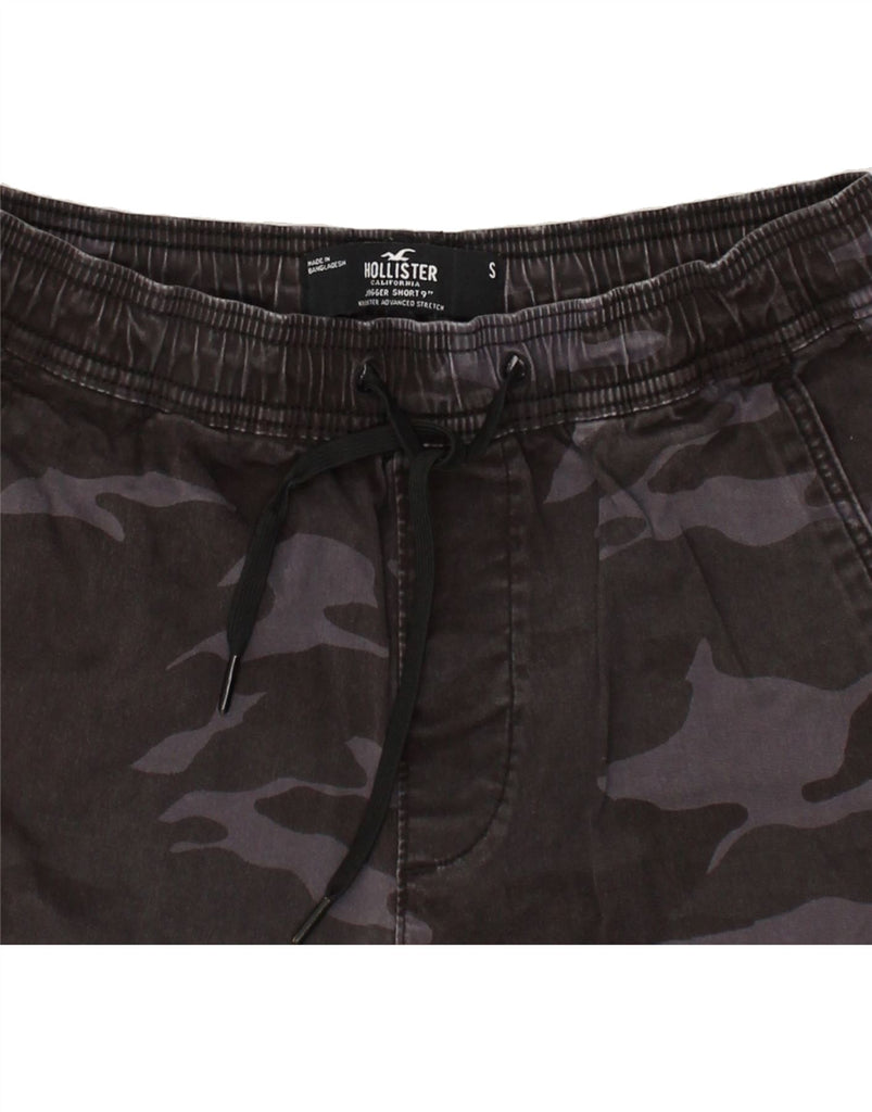 HOLLISTER Mens Cargo Shorts W28 Small Black Camouflage | Vintage Hollister | Thrift | Second-Hand Hollister | Used Clothing | Messina Hembry 