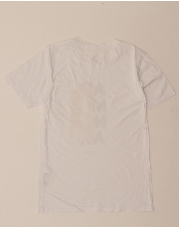 ARMANI EXCHANGE Mens Graphic T-Shirt Top XS White Cotton Vintage Armani Exchange and Second-Hand Armani Exchange from Messina Hembry 