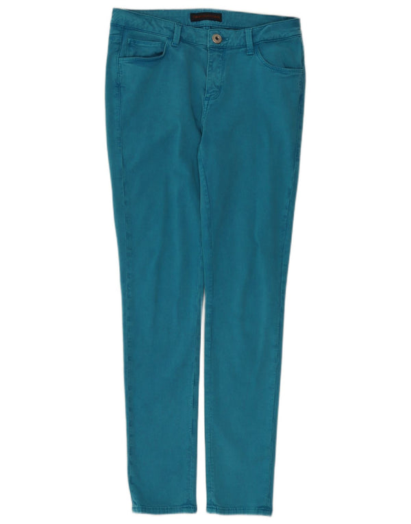 Trussardi Womens Skinny Jeans W26 L28 Blue Cotton