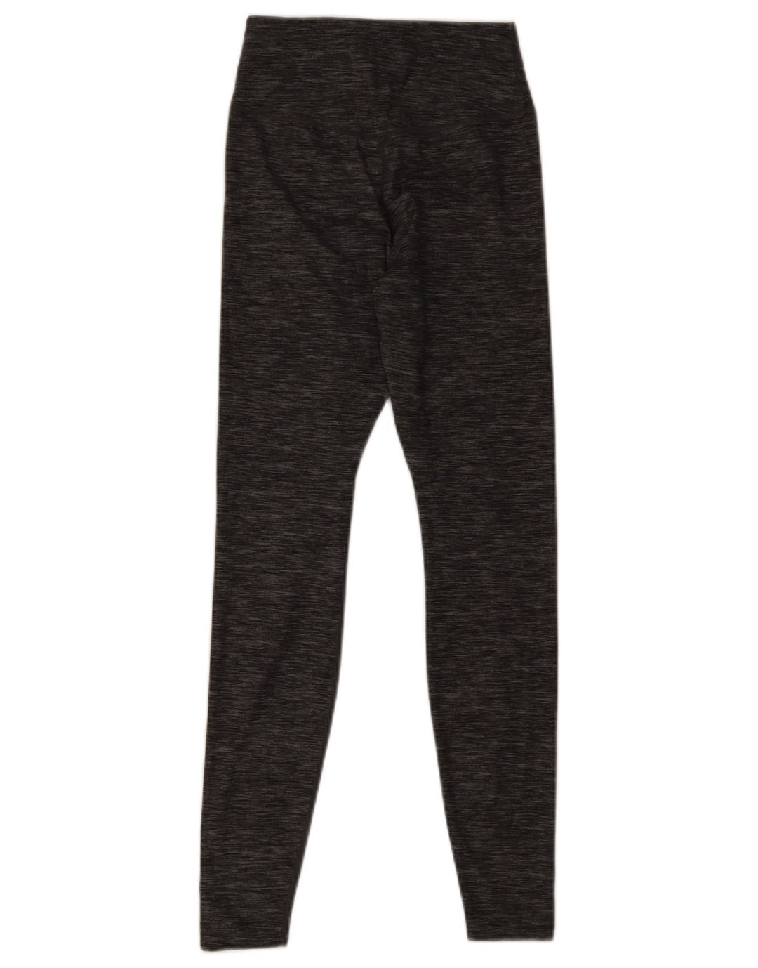 Nike Womens Dri Fit Leggings UK 4 XS Grey Flecked Polyester