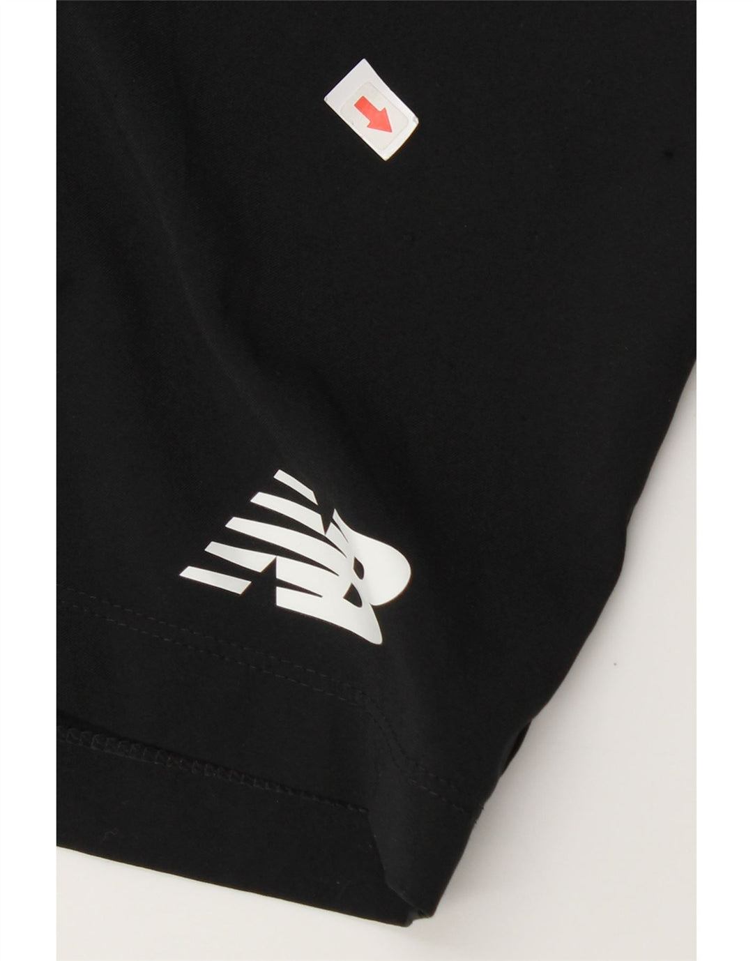 New Balance Mens Graphic Sport Shorts Large  Black Polyester