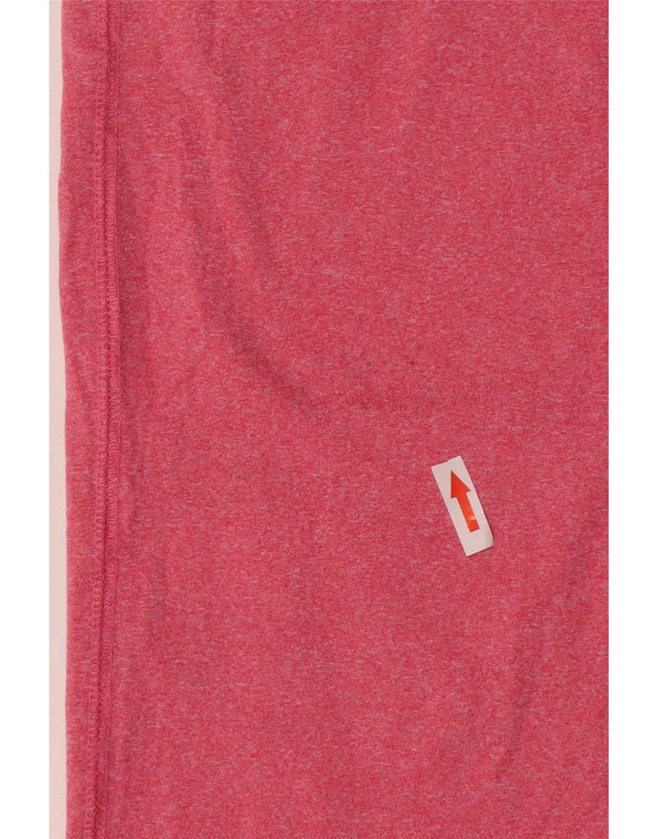 Champion Womens Capri Tracksuit Trousers UK 14 Medium Pink Flecked