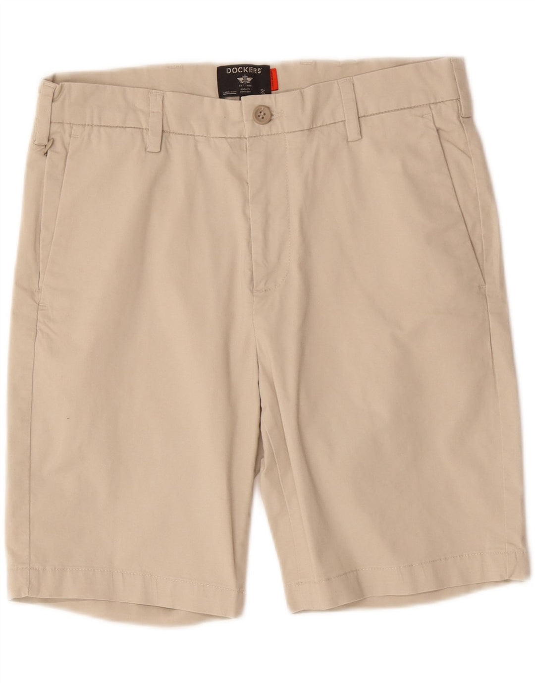 Dockers Mens Chino Shorts W29 Small Beige Cotton