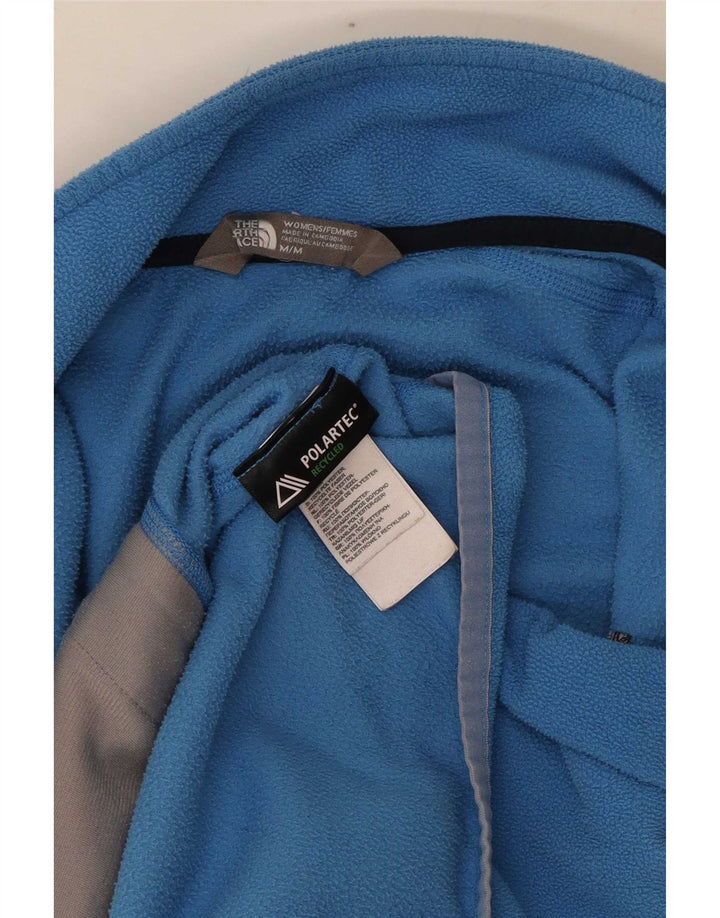 The North Face Womens Polartec Liner Fleece Jacket UK 14 Medium Blue