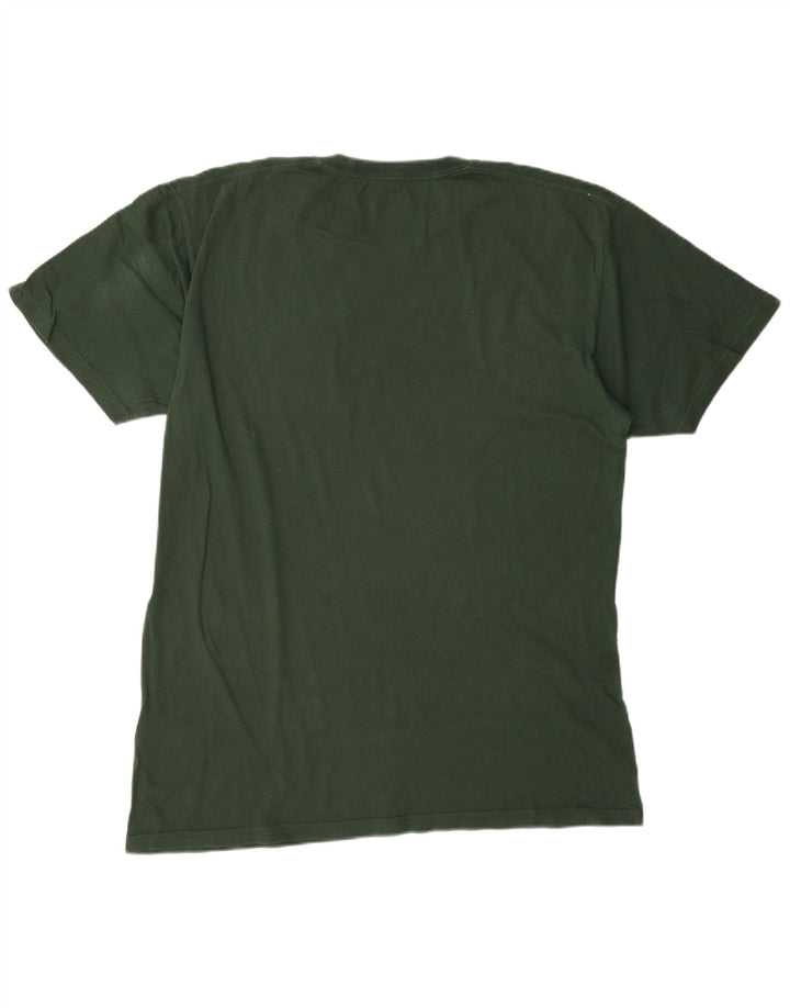 Vans Mens Graphic T-Shirt Top Large Green Cotton