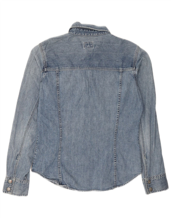 Calvin Klein Jeans Womens Denim Shirt Medium Blue Cotton