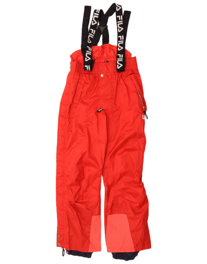 Fila Mens Graphic Ski 2 Piece Set IT 48 Medium W30 L29 Red Colourblock