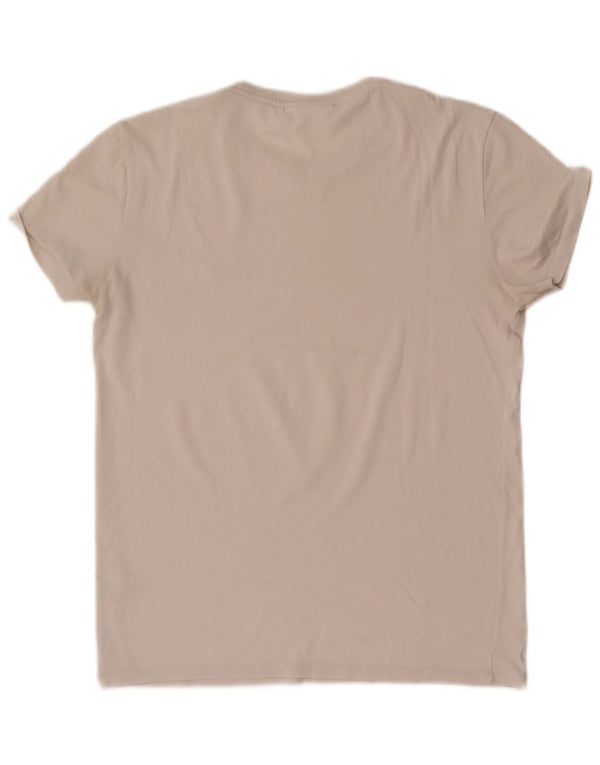 Lacoste Mens T-Shirt Top Small White Cotton