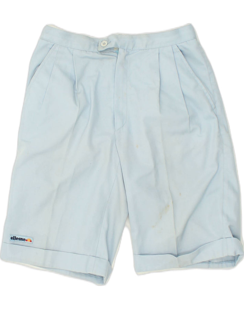 ELLESSE Mens Casual Shorts W28 Small Blue Cotton | Vintage Ellesse | Thrift | Second-Hand Ellesse | Used Clothing | Messina Hembry 