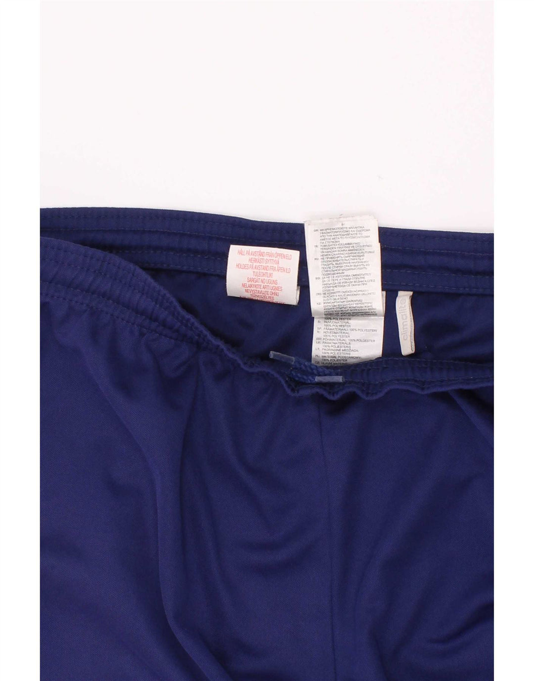 Adidas Boys Climalite Sport Shorts 13-14 Years Blue Polyester