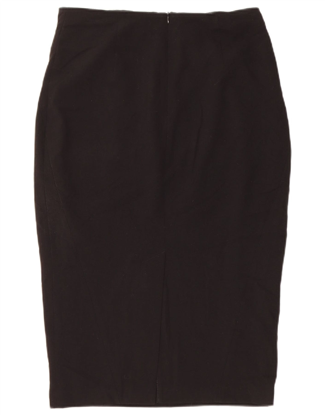 Marks & Spencer Womens Pencil Skirt UK 10 Small W28 Black Polyester