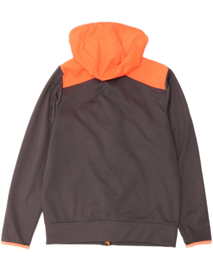 CANTERBURY Mens Zip Hoodie Sweater Small Grey Colourblock Polyester Vintage Canterbury and Second-Hand Canterbury from Messina Hembry 