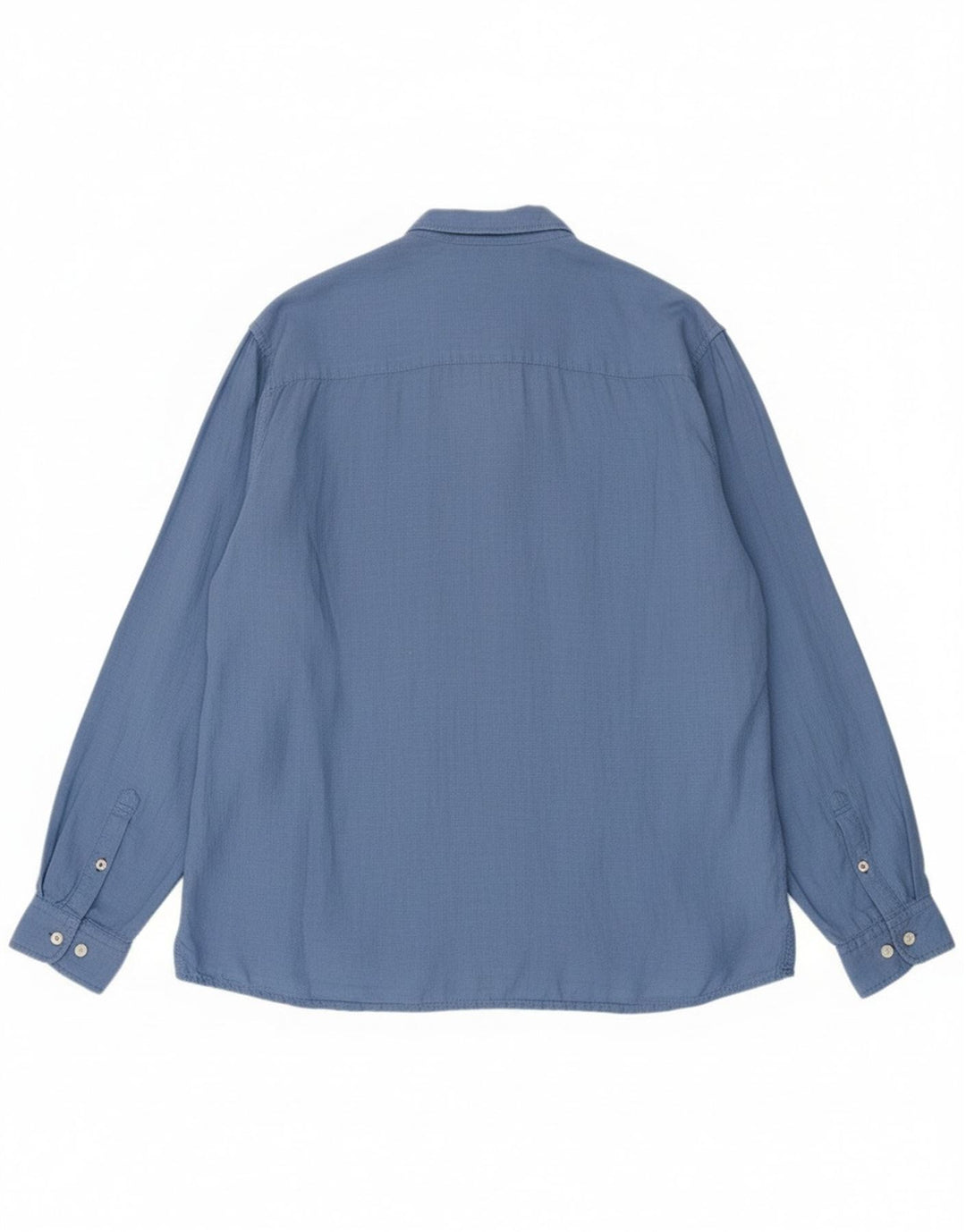 Fat Face Mens Casual Fit Shirt XL Blue Linen