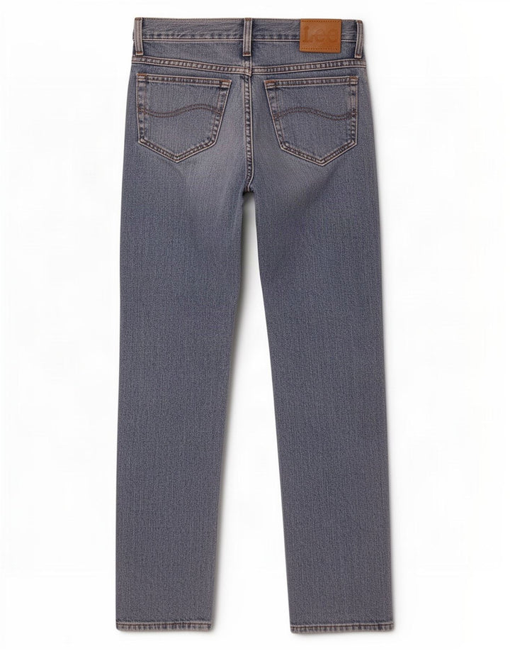Lee Mens Straight Jeans W30 L32 Blue Cotton