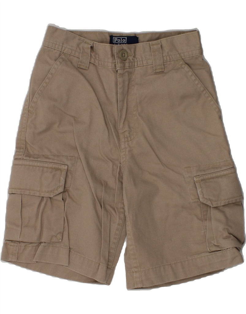 POLO RALPH LAUREN Boys Cargo Shorts 4-5 Years W22  Brown Cotton | Vintage Polo Ralph Lauren | Thrift | Second-Hand Polo Ralph Lauren | Used Clothing | Messina Hembry 