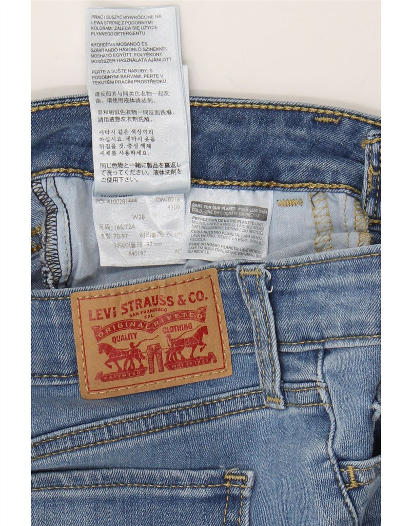 LEVI'S Womens Slim Jeans W28 L26  Blue Cotton Vintage Levi's and Second-Hand Levi's from Messina Hembry 