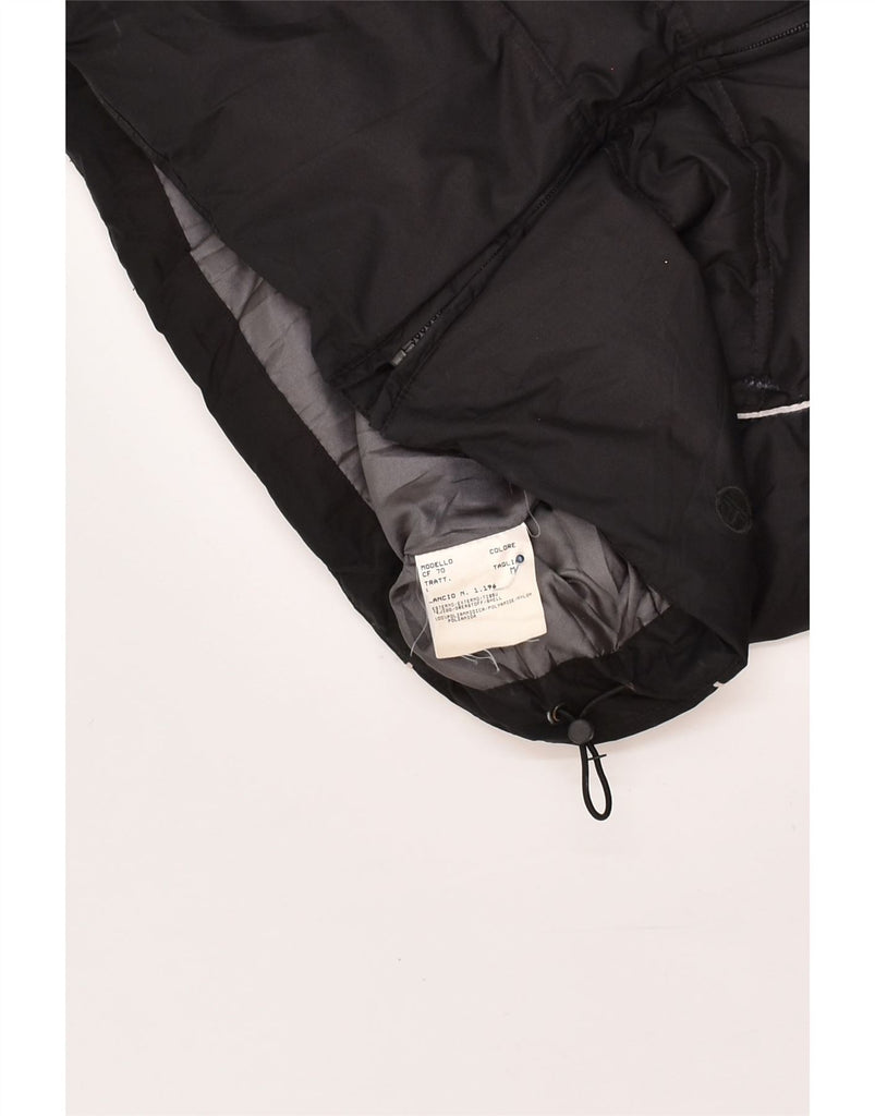 SERGIO TACCHINI Mens Padded Jacket UK 38 Medium Black Polyamide | Vintage Sergio Tacchini | Thrift | Second-Hand Sergio Tacchini | Used Clothing | Messina Hembry 