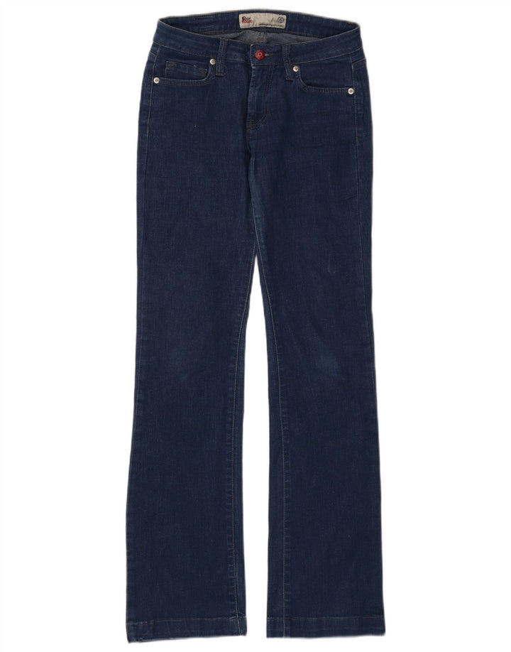 Roy Rogers Womens Bootcut Jeans W27 L31 Blue Cotton