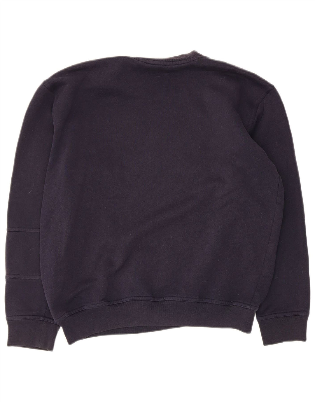 Ellesse Womens Graphic Oversized Sweatshirt Jumper UK 10 Small Navy Blue