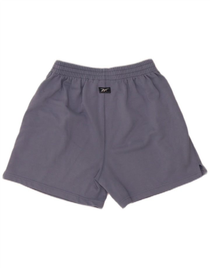 Reebok Womens Sport Shorts UK 10 Small Blue Polyester